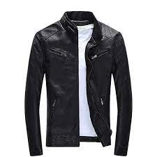 Bishe Mens Pu Leather Jackets Slim Smart Fit Fleece Jacket Coat Available In Different Colours Leather Jacket Style Leather Jacket Men Leather Jacket