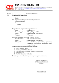 Doc Surat Permohonan Situ Ho Tovosu Aquino Academia Edu