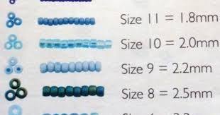 Image Result For Printable Seed Bead Size Chart Beaded