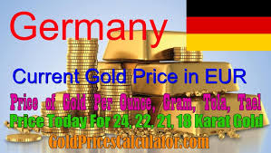 Gold Price Today In Germany Gold Rate In Euro Eur