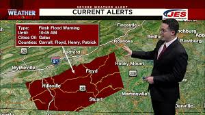 The cities of springfield, battlefield and brookline are under a flash flood warning until 7:30 p.m. Flash Flood Warning Issued For Areas Across Southwest Virginia