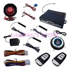 Pke Car Alarm Smart Key Car Security System Hopping Code With Push Start Remote Start Universal Model For 12v Cars Carsma Car Alarm Remote Start Alarm System