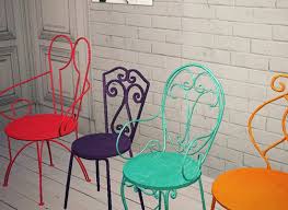 Colored Metal Chairs Painting Patio Furniture Metal Patio Furniture Metal Lawn Chairs