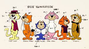 Top Cat Cast Size Comparison Color Model Cel (Hanna-Barbera) | Old cartoon  characters, Classic cartoon characters, Old cartoon shows