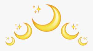 moon emoji luna crown corona back star yellow corona de lunas tumblr png free transparent clipart clipartkey moon emoji luna crown corona back