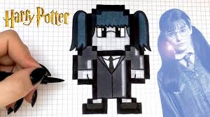 Et voilà la surprise harry potter ! Tuto Dessin Mimi Geignarde Pixel Art Harry Potter Youtube