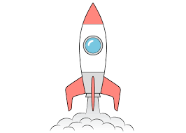 You just need a red pen and a paper to start drawing a rocket in next 2 minutes! How To Draw A Rocket Step By Step Easylinedrawing