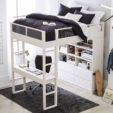 Amia's contemporary design is accompanied by great functionality, with a robust ladder that can be assembled on either the left or right and the capacity to convert to a single bed if required at any time in the future. 14 Best Loft Beds For Adults 2021 Stylish Adult Loft Beds