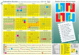 O documento apresenta as orientações referentes aos calendários escolares anual e semestral, para as unidades do centro interescolar de línguas (cil), de. Calendario Escolar Cef410n