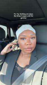 For the girlies with stubborn edges 🫶🏾 #specialeventhair #hairstylingtip  #edgestutorial #fyp #naturalhairtiktok