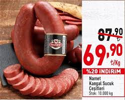 Namet Kangal Sucuk Cesitleri Kg Indirimde Market