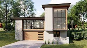 The interior of a modern style house features. Modern House Plan 3 Bedrooms 2 Bath 2682 Sq Ft Plan 52 376
