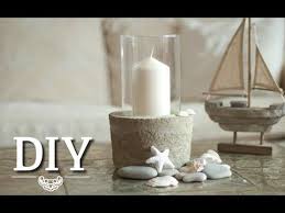 Diy Coole Deko Vase Windlicht Aus Glas Und Beton Selber Machen Deko Kitchen Deko Vasen Coole Deko Deko Selber Machen