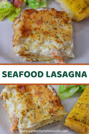 Seafood Lasagna Parsley Thyme Limoncello Recipe Seafood Lasagna Yummy Seafood Best Seafood Recipes