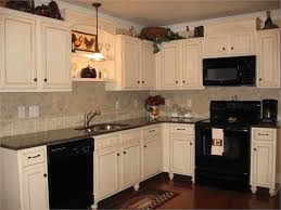 black appliances kitchen