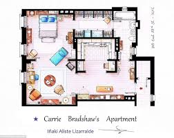 Ross's apartment from friends appears in series 5. Artists Sketch Floorplan Of Friends Apartments And Other Famous Tv Shows Daily Mail Online