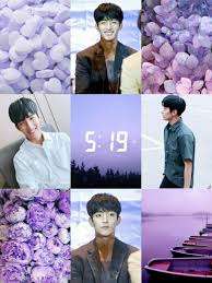 Dk Moodboard Dk Seokmin Purple Pastel Svt Seventeen Aesthetic Moodboard