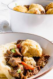 What i have done though (when no room in pot) is ladle some of the liquid out of the stew into a separate saucepan ad cook the dumplings in there on the hob. Easy Dumpling Recipe No Suet Needed Hint Of Helen