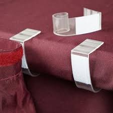 12 Pcs 1 5 To 2 Adjustable Large Plastic Table Skirt Clips Table Cloth Plastic Tables Table Skirt