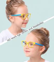 Kids Anti Blue Light Glasses Eyewear Kids Kids Glasses Light Blue