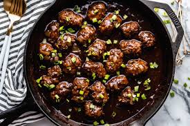 How to perfectly roast a whole chicken with aromatic lemon and garlic. Baked Meatballs In Guinness Sauce The Food Cafe