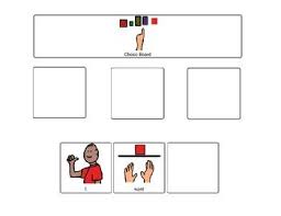 Great For Kids With Disabilities Especially Kids Who Are Non Verbal To Communicate What They Want By Com Choice Boards Teaching Life Skills Special Education