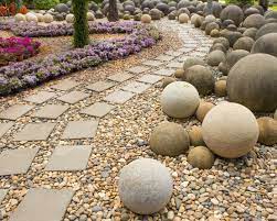 In der schöpferischen gartengestaltung dienen steine und kies als prosaische elemente, wohingegen pflanzen den lyrischen part übernehmen. 56 Ideen Fur Gartengestaltung Mit Kies Archzine Net