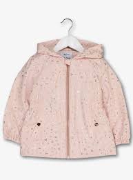 Baby Pink Metallic Heart Shower Resistant Mac 9 Months 6 Years Tu Clothing Tu Clothing Baby Fashion Girl Outfits