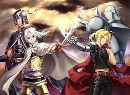 Anime Crossover Edward Elric Alphonse Elric Fullmetal Alchemist Arslan Senki Arslan Arslan Senki Daryun Arslan Senki Fullmetal Alchemist Anime Anime Fanart