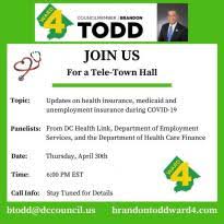 Find & compare the best insurance quotes online for your car today! Covid 19 Tele Town Hall Meeting Hosted By Dc Councilmember Brandon Todd Restaurant Association Of Metropolitan Washington