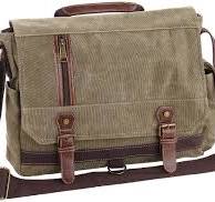 Xcase Canvas Laptoptasche: Geräumige Canvas-Retro-Umhängetasche für  Notebooks bis 33 cm/13", Oliv: Amazon.de: Computer & Zubehör