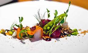 Michelin Star Restaurants Menu Nye Grand Tasting Menu At Michelin Star Restaurant Atelier Crenn Michelin Star Food Food Plating Beautiful Food