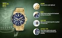 Amazon.com: Invicta Men's 0073 Pro Diver Collection Chronograph ...