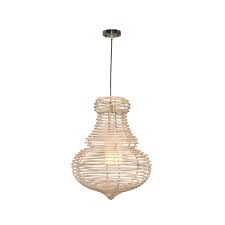 Rattan Pendant Lights Lighting The Home Depot