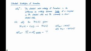 5 7 Standard Enthalpies Of Formation