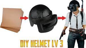 How To Make Pubg Level 3 Helmet From Cardboard King Of Crafts Youtube Helmet Kids Engineering Projects Paper Crafts Diy Kids