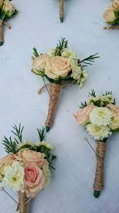 Pretty Rustic Buttonholes For A Summer Wedding Wedding Bouquets Summer Rustic Wedding Bouquets Summer Rustic Wedding Flowers