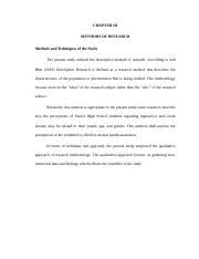 Please fill this form, we will try to respond as soon as possible. Chapter 3 Final Docx Chapter Three Methodology This Chapter Presents The Method Design And Procedures That The Researchers Used In Gathering And Course Hero