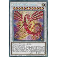 Yu-Gi-Oh! Trading Card Game DUNE-EN038 Crimson Dragon : Secret Rare Card :  1st Edition - Trading Card Games from Hills Cards UK