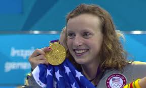 American teenager katie ledecky got a rude introduction to the cost of success at the london olympics. Katie Ledecky Commits To Stanford Photo Montgomery Community Media