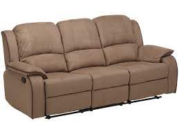Relaxsofa Microfaser 3 Sitzer Hernani Taupe Gunstig Sofa Relaxen Graues Sofa