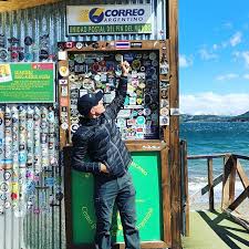 H Mark At The End Of The World Post Office This Is The Southern Most Post Office In The World The Guy Who Owns The Place End Of The World Post Office