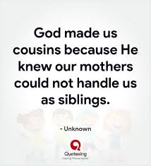 If you are looking for quotes for brother and sister funny you've reached the perfect location. Cousin Quotes Funny Cousin Quotes Quotesing