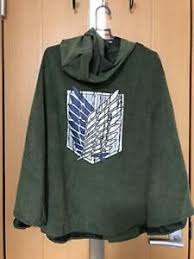 Rated 4.50 out of 5 based on 4 customer ratings. Aot Attack On Titan Survey Corps Cloak Usj Cosplay Costume Hoody Hoodie Anime Ebay