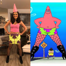 Patrick star in heels sticker. Patrick Star Women S Halloween Costume Spongebob Movie Halloween Women Spongebob Patrick Halloween Costumes