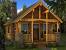 Ranch Style Wrap Around Porch Log Home