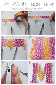 Diy Washi Tape Letter And Key Covers Washi Tape Diy Washi Tape Crafts Diy Washi