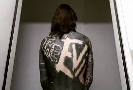 Check out our blackout tattoo selection for the very best in unique or custom, handmade pieces from our shops. Man Tattoos His Entire Body Black With Evil Plastered Across Him And Now Wants To Slice Off His Nipples