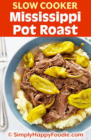 So, heat a skillet with 2 tablespoons of olive oil. Crock Pot Mississippi Pot Roast Simply Happy Foodie