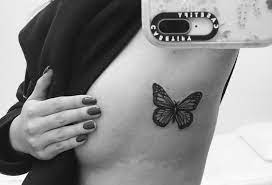 Dainty Butterfly Tattoo Butterfly Tattoos For Women Rib Tattoo Small Butterfly Tattoo